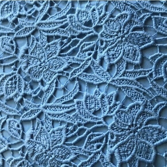 NWT Zara Floral Lace Crochet Overlay Boho Mini Dress SZ Small - Picture 9 of 12